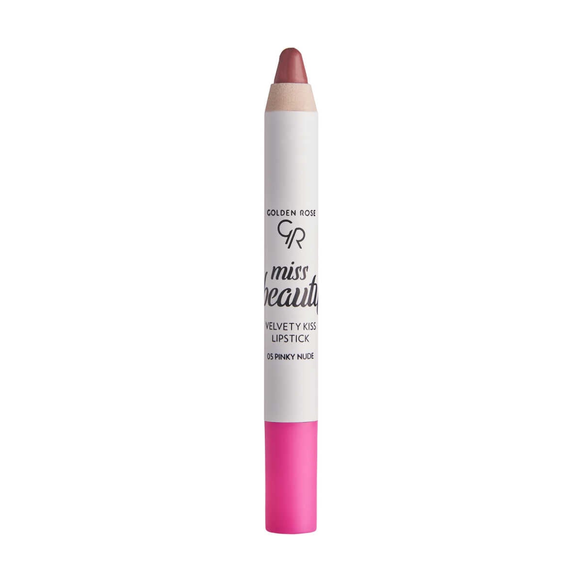 Помада-олівець для губ Golden Rose Miss Beauty Velvety Kiss Lipstick 05 Pink Nude, 3.5 г